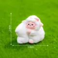 Mini süße schaf figur für moos mikrolandschaft diy bauernhof dekoration desktop ornament - 7# Kissen