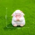 Kleine Harz Schaf Figur, süßes betendes Tier Desktop Ornament für Mikro Landschaftsdekor. - 8# Betend