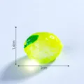 Mini colgante de limón resina luminoso, lindo accesorio juguete fruta miniatura para decoración. - 27# Limón luminoso