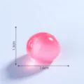 Mini abalorio melocotón de resina rosa para micropaisaje DIY, accesorio de 1,3x1,6cm - 35# Melocotón luminoso