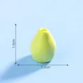 Mini Figura Pera de Resina Lindo Accesorio Manualidades DIY Decoracion Fruta 1.5cm - #33 pera fragante