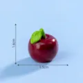 Mini figura de manzana de resina para micropaisaje accesorio de decoración DIY - 43# Cereza