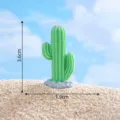 Mini figurine cactus en resine sukkulente microlandscape DIY accessoire decoration 3.6cm - 11# Cactus moyen de couleur claire