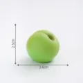 Mini fruta verde resina adorno DIY micro paisaje lindo realista fruta figura decoracion - Ciruela