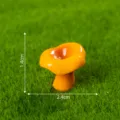 Miniature champignon artificiel figurine, jolie chanterelle orange pour déco DIY micro paysage. - 9# Chanterelle
