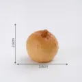 Figura de fruta de resina en miniatura accesorio de micro paisaje tamaño 2.6cm - Longan