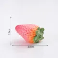 Charm accessorio miniatura fragola in resina carina per decorazione micro paesaggio - Fragola Rosa Grande