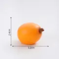 Miniatura figura de fruta de resina juguete micro paisaje accesorio de decoración 3.2cm - Níspero