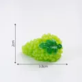 Miniatura resina uva verde DIY artesanía adorno, realista fruta estatuilla accesorio para micro paisaje. - Uvas Verdes Grandes
