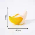 Mini figura de plátano pelado de resina, lindo accesorio de micropaisaje DIY. - Plátano Pelado