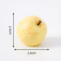 Miniatura fruta de resina accesorio micro paisaje DIY tierno juguete decoración - Pera Tributo