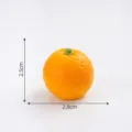 Miniatura resina naranja fruta adorno salpicadero coche bonito miniatura figura - Naranja