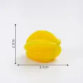 Mini resina carambola simulación fruta DIY micro paisaje accesorio juguete decorativo artículo - Carambola