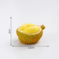 Miniatura resina durian fruta adorno DIY microlandschaft lindo encanto accesorios 3.6cm - Durian Pelado