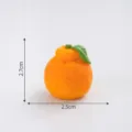Mini naranja decoracion coche resina bonita figura de fruta para salpicadero 2.7x2.5cm - Mandarina