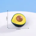Miniatura de aguacate de resina accesorio decorativo para pastel DIY y paisaje en miniatura. - 4# Aguacate