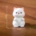 Mini statuina gatto carino resina micro paesaggio casa delle bambole decoro 3.3cm - 5# Postura seduta