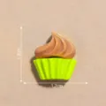 Colgante de cupcake de resina miniatura cabujón de comida DIY para decoración de funda de móvil. - 6# Vaso de papel verde