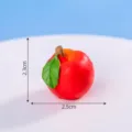 Miniatur realistischer Apfel Anhänger für Mikrolandschaft DIY Handwerk Tortendekor. - 8# Apfel