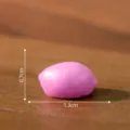 Mini statuetta limone rosa accessorio per casa delle bambole artigianale fai da te 1.3cm - 7# Patata dolce viola