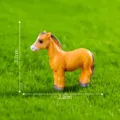 Miniatur niedliche Pferd Figur Mikro Landschaft DIY Dekoration Tier Modell Deko Ornament - Nr. 2 Pony