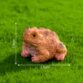 Mini resin toad figurine for micro landscape terrarium garden DIY decoration ornament 3.5cm - No. 8 Large Toad