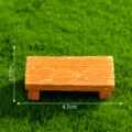 Miniatur Holz Bank Moos Mikro Landschaft Dekoration DIY Puppenhaus süße Tisch Ornament - Nr. 14 Tisch