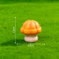 Mini figura de seta de resina para paisajismo de jardin de hadas y decoracion DIY. - Champiñón No. 7