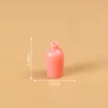 Mini vase rose micro paysage mignon accessoire de décoration de bureau 2.3x1.2cm - Petite bouteille rose colorée n° 2