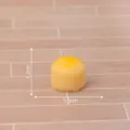 Miniature resin bread dollhouse DIY food toy decoration desktop ornament 1.3x1.5cm - Stool No. 1