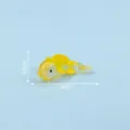 Miniatur gelbe Kunstharz Goldfisch Figur, süßer Koi Deko Fisch für DIY Aquarien Gestaltung. - Nr. 3 Gelb, groß