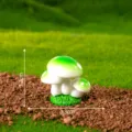 Figura de hongo verde de simulación en miniatura para microlaisaje de musgo y decoración DIY. - Seta verde degradada n.º 8
