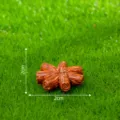 Miniature feu de camp en résine, jolie décoration de jardin de mousse, ornement 2cm - Bois de chauffage N° 6