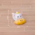 Miniature bread bear resin figurine dollhouse DIY desktop decoration ornament cute toy - Bread Bear No. 6