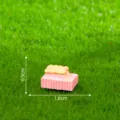 Miniature gâteau en résine pour micro-paysage jardin de mousse décor. 1,6x0,9cm. - Pain N° 7