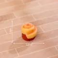 Miniature cinnamon roll model simulation food DIY micro landscape dollhouse decoration accessory - No. 4 Bread