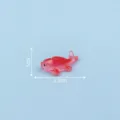 Mini Harz Goldfisch Figur, süße Mikro Landschaft Aquarium DIY Dekoration Zubehör. - Nr. 6 Rot, klein