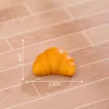 Miniatur Croissant Harz Modell, realistisches Mini Bäckerei Essen DIY Puppenhaus Deko Ornament. - Nr. 6 Brot