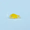 Miniatur Harz Goldfisch Figur fuer Mikro Landschaft Aquarium Fischbecken DIY Dekoration - Nr. 8 Gelb, klein