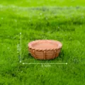 Mini resin woven basket figurine micro landscape miniature desktop ornament accessory - No. 7 Basket