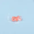 Miniatur Resin Koi Fisch Figur für Mikro Landschaft Aquarium Fischbecken DIY Dekoration. - Nr. 9 Leuchtrot, klein
