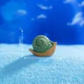 Mini figurine d'escargot en resine pour micro paysage decoration d'aquarium DIY. - Monde Sous-marin / N° 17 Escargot de mer