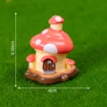 Miniature resine maison champignon fee jardin figurine plante grasse mousse decor - Maison champignon n° 1