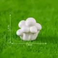 Miniatur Simulations-Pilz für Sukkulenten Gartenbau und Mikrolandschaft Dekoration Zubehör. - Nr. 3 Enoki-Pilz