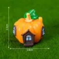 Miniature en résine citrouille maison ornement pour mousse micro paysage jardin fée. - N° 3 maison citrouille