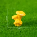Kleine gelbe Pilz-Figur, süßes Kunstharz-Ornament für Mooslandschaft und Sukkulenten-Gartendeko. - Nr. 4 Mais-Pilz