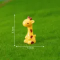Mini resin giraffe figurine micro landscape succulent plant potted DIY home desktop decoration accessory - Sitting Deer No. 3