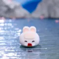 Mignonne figurine de lapin en résine miniature pour maison de poupée et micro-paysage. - N° 8 Petit lapin