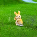Mini Harz Hase Figur fuer Mikro Landschaft Garten DIY Dekoration Desktop Ornament niedliches Spielzeug - Nr. 1 Schneeschaufeln