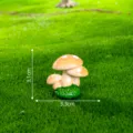 Mini statuetta fungo colorato in resina muschio micro paesaggio accessorio giardino - Fungo N. 5